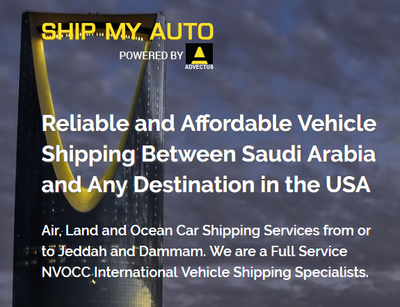 ship car to Saudi Arabia
